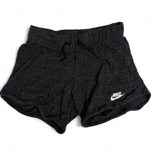Girls Nike Charcoal Gray Sports Shorts